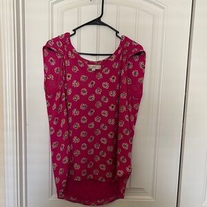 LOFT Floral Pink Women's Top